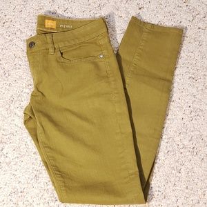 Anthropologie》26 Pilcro Olive Green Colored Pants